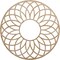 Ekena Millwork Cannes Wood Fretwork Pierced Ceiling Medallion, Red Oak, 24"OD x 8 1/4"ID x 3/8"T CMWP24X24X0375CNRO - alternate 1
